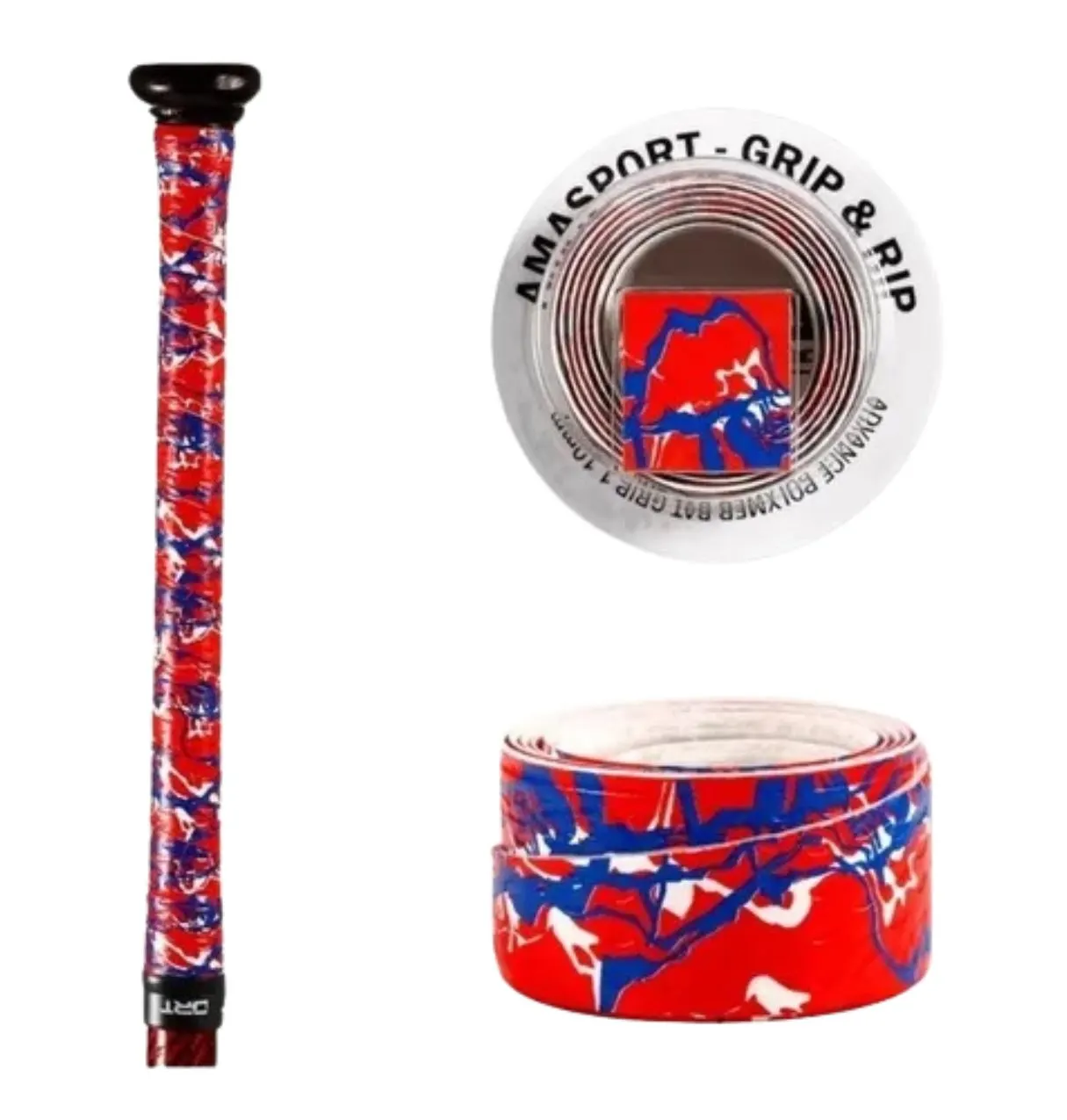 GRIP ROJO CAMUFLAJE BLANCO/AZUL